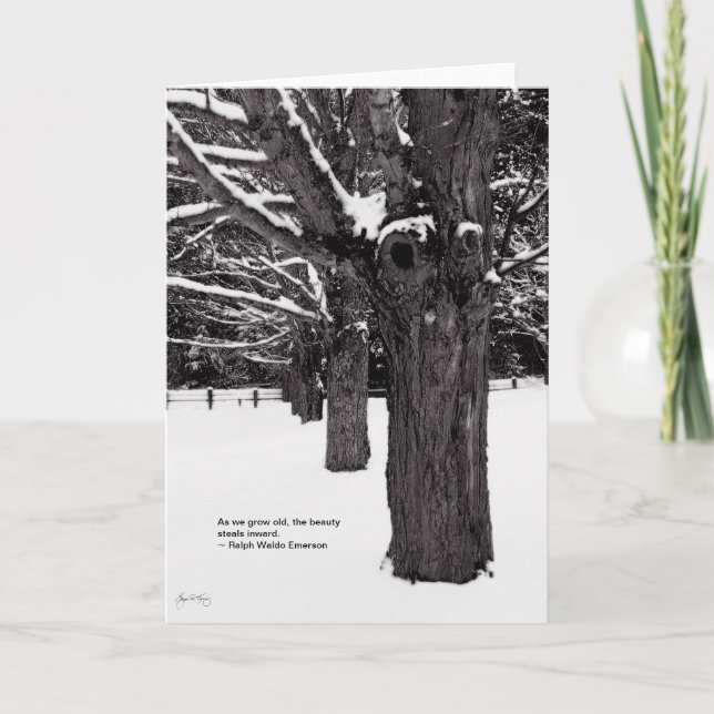 Maple Line: Emerson Quote Card (Front)