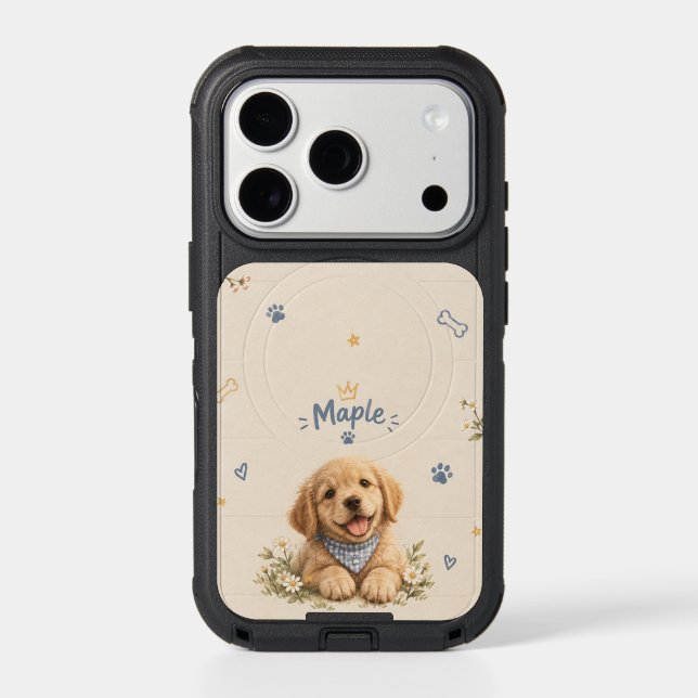 Maple Puppy Iphone 17 Cover (Back)