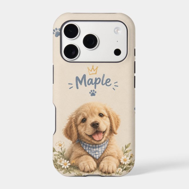 Maple Puppy Iphone 17 Cover (Back)