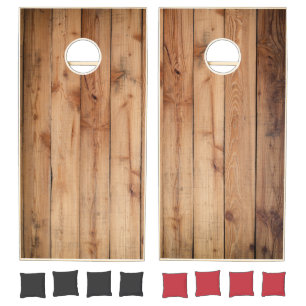 Maple Rough Cut Cornhole Set