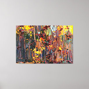 Maple Saplings, fine art painting by Tom Thomson, Canvas Print