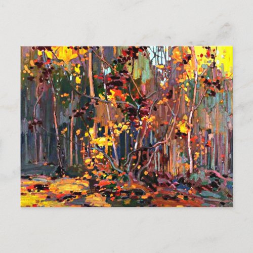 Maple Saplings fine art painting by Tom Thomson Postcard