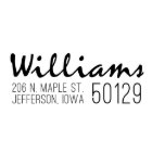 Maple Street Return Address Stamp