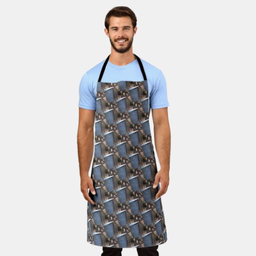 Maple Sugar Sap Bucket Nature Pattern    Apron