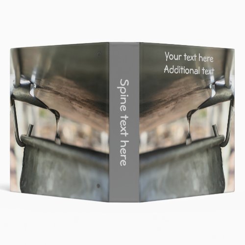 Maple Sugar Sap Running From Tree Personalized 3 Ring Binder