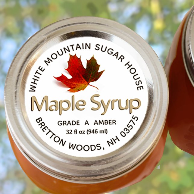 Maple Syrup Colorful Sugar Maple Waterproof Decal (Creator Uploaded)