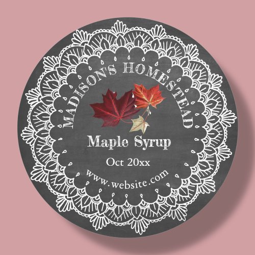 Maple Syrup  Country Rustic Classic Round Sticker