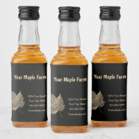 Maple Syrup Farm Beige Black Country Rustic