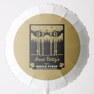 Maple Syrup Farmers Market Balloon