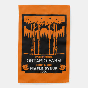 Maple Syrup Farmers Market Garden Flag