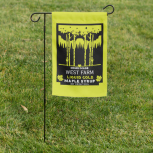Maple Syrup Farmers Market Garden Flag