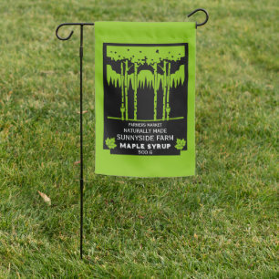Maple Syrup Farmers Market Garden Flag