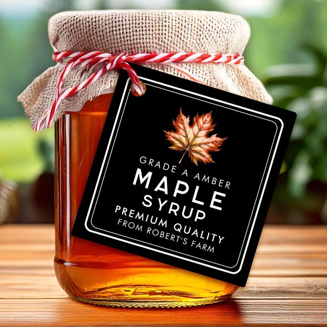 Maple syrup favor tags (Creator Uploaded)