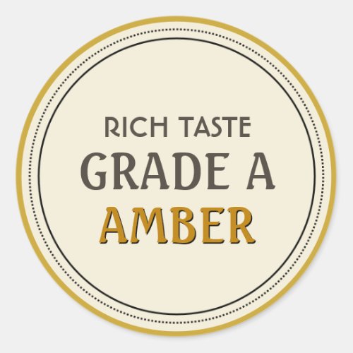 Maple Syrup Grade A Amber Label