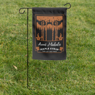 Maple Syrup Home Made Editable Garden Flag