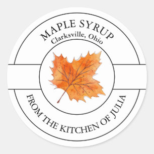 Maple Syrup Label