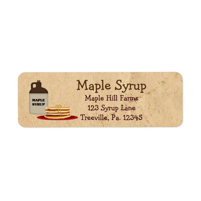 Maple Syrup Label Small (Front)