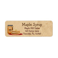 Maple Syrup Label Small Label