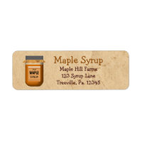Maple Syrup Label Small Product Label