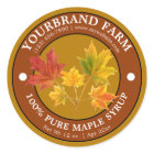 Maple Syrup Label Template Zazzle Maple Syrup Label Template Zazzle