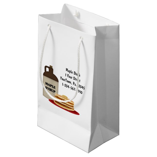 Maple Syrup Product Bag (Front Angled)