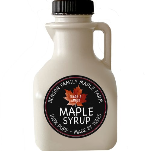 Maple Syrup Product Label 100 PURE _MADE BY TREES