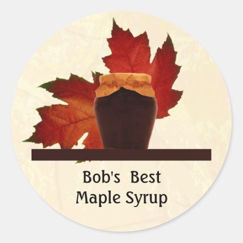Maple Syrup Round 3 Sticker