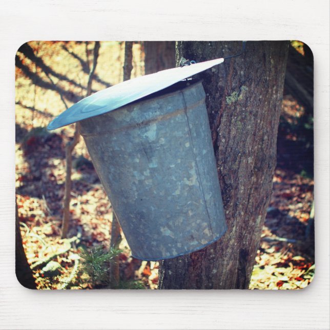 Maple Syrup Sap Bucket Nature  Mouse Pad (Front)