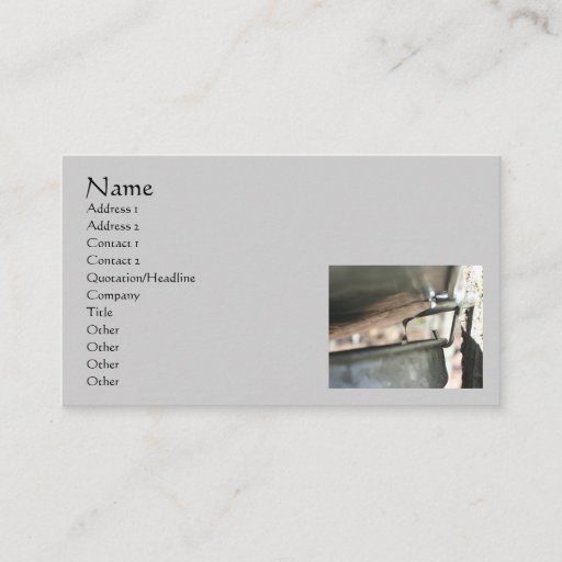 Customizable Maple Syrup Sap Running Nature Business Card