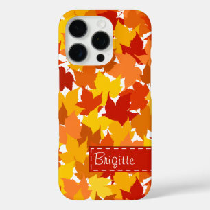 Maple tree autumn leaves iPhone 16 pro case