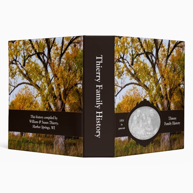 Maple Tree Family History 2in Custom Photo Binder (Background)