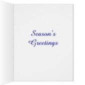 Maple Tree Outlined In Snow Cards (Inside (Right))