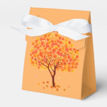 Maple Tree Thanksgiving Favor Boxes by Xuxario at Zazzle