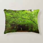 Maple Trees in Redwood Forest Accent Pillow