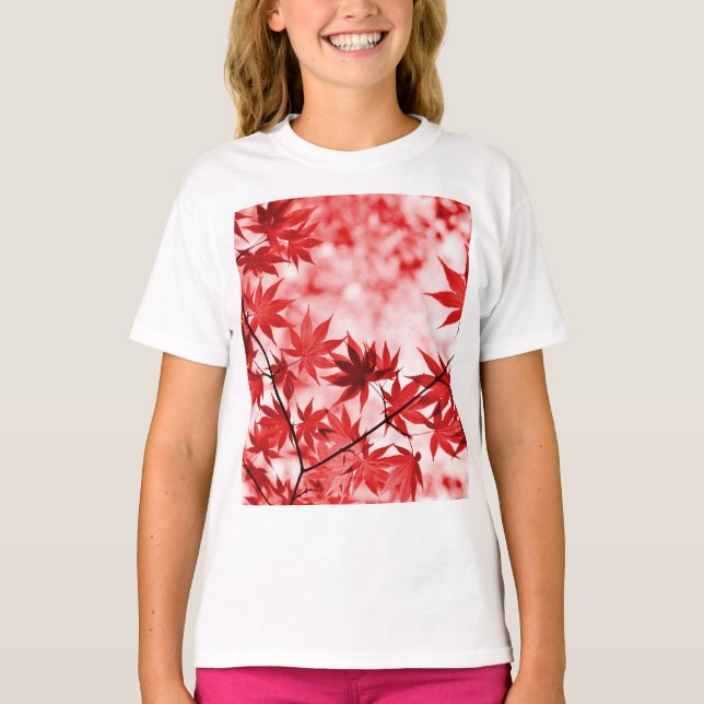Maple Trees Leaves Design-29997 T-Shirt (Front)