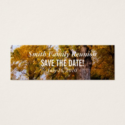 Maple Trees Reunion Save the Date (Front)