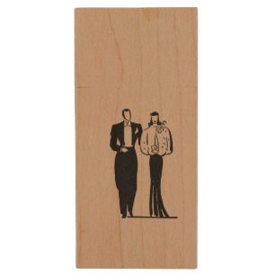 Maple USB Wedding Flash Drive