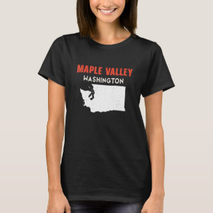 Maple Valley Washington USA State America Travel W T-Shirt