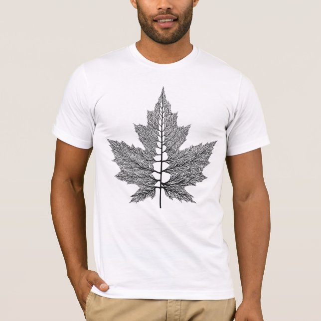 Maple Veins T-Shirt (Front)