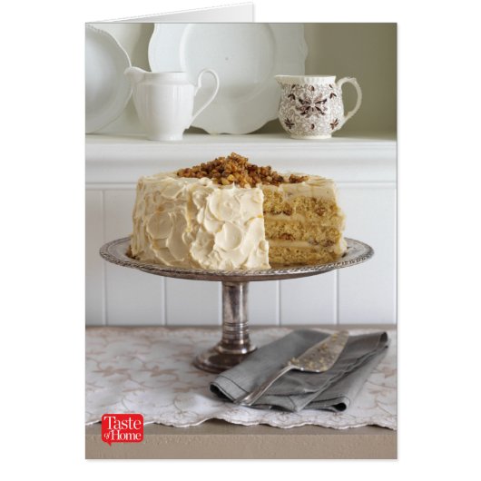 Maple Walnut Cake Cards (Front)