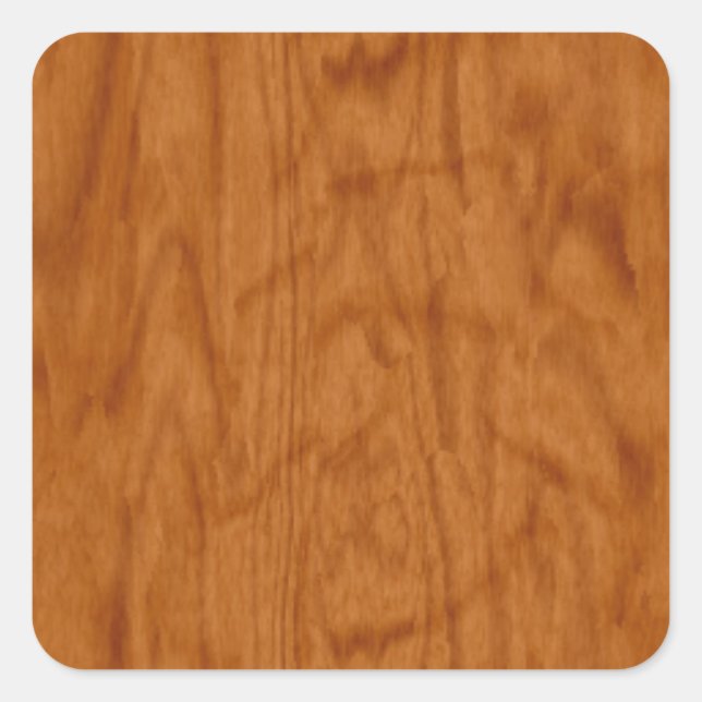 Maple Wood at It's Best Square Sticker (Front)