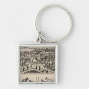 Maple Wood Farm, Kansas Keychain