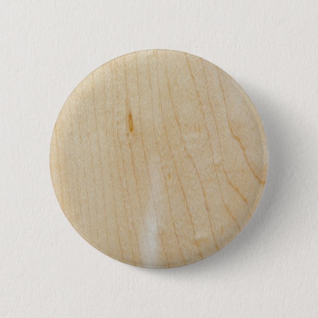 Maple wood pinback button (Front)