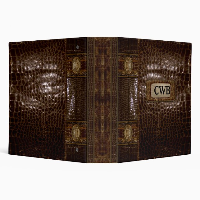 Maplethorpe Vintage Monogram Binder (Background)