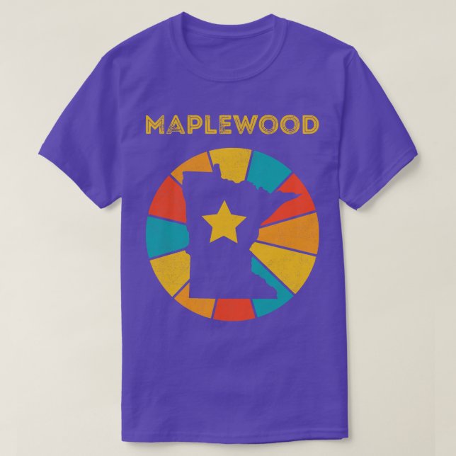 Maplewood Minnesota Vintage Distressed Souvenir 1 T-Shirt (Design Front)