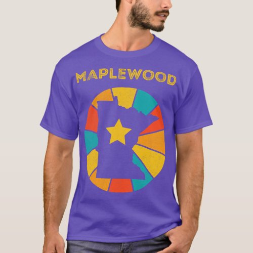 Maplewood Minnesota Vintage Distressed Souvenir 1 T_Shirt