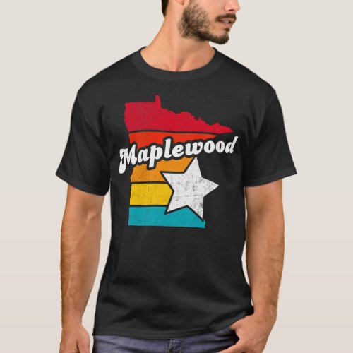 Maplewood Minnesota Vintage Distressed Souvenir 2 T_Shirt