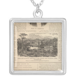 Maplewood Music Seminary for Ladies Silver Plated Necklace