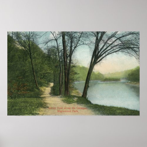 Maplewood Park Indian Trail Poster