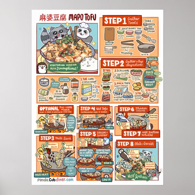 Mapo Tofu Poster (Front)